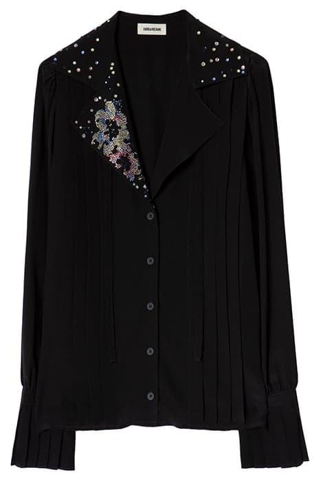 TESSA CDC RHINESTICKS SHIRT BLACK by ZADIG&VOLTAIRE