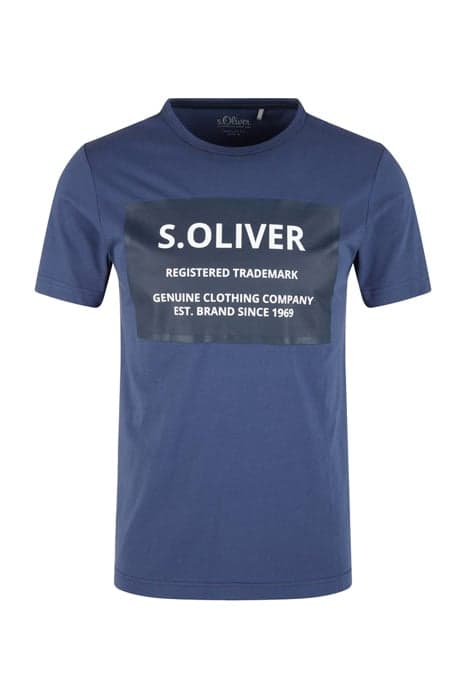 T-SHIRT SHORT SLEEVE REG RED LABEL BLUE by s. Oliver