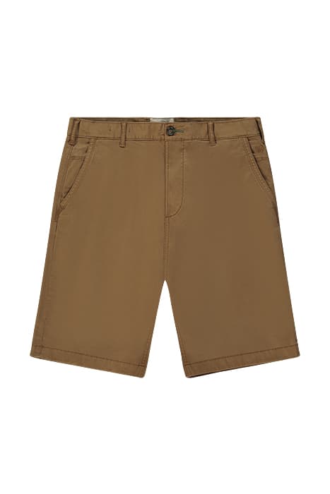 PORTLAND ORGANIC CHINO SHORTS MID BROWN by White Stuff