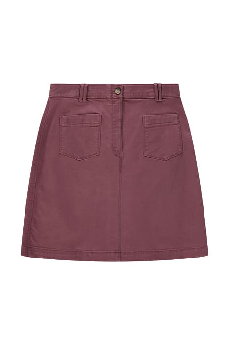 MELODY ORGANIC COTTON SKIRT MID PLUM by White Stuff