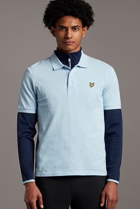 POLO SHIRT POOL BLUE by Lyle & Scott