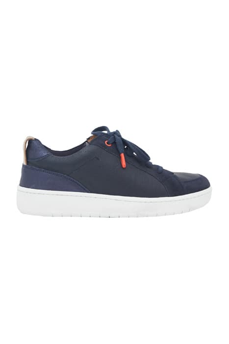 LEATHER AND SUEDE TRAINER NAVY MULTI by White Stuff