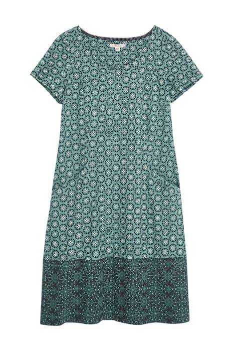 SELINA FAIRTRADE DRESS TEAL MLT by White Stuff