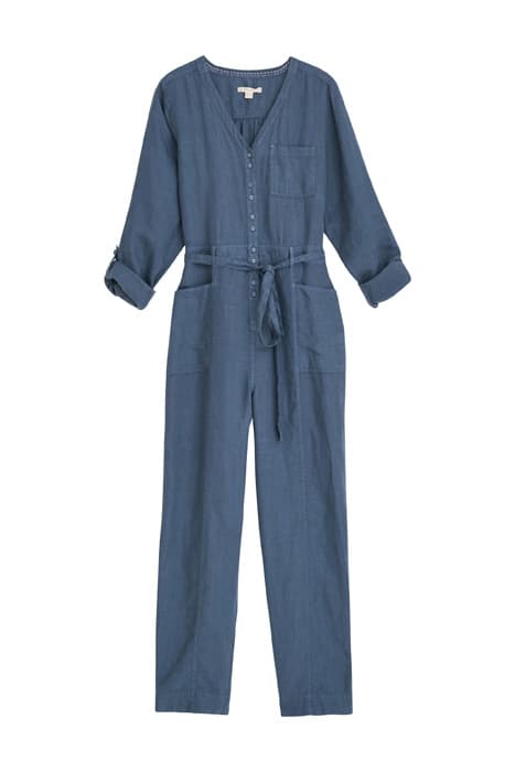 ELLA LINEN JUMPSUIT DUS BLUE by White Stuff