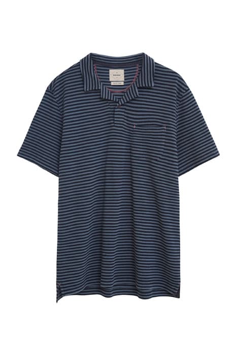 REVERE STRIPE POLO DARK NAVY by White Stuff