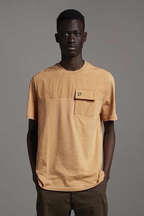 UTILITY T-SHIRT TAN by Lyle & Scott