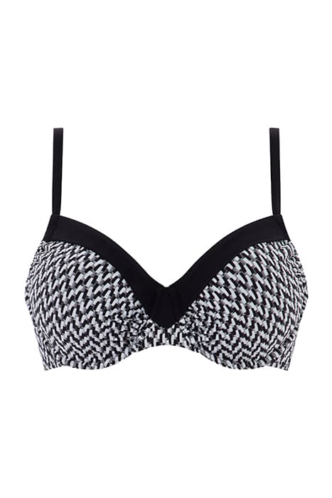 SW BRA UNDERWIRE COV BLACK / WHITE by Femilet