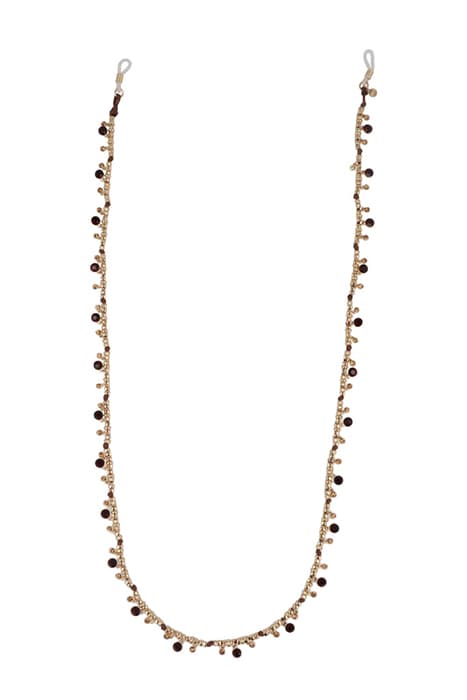 OTAZU BROWN SUNGLASS CHAIN BROWN + GOLD by OTAZU