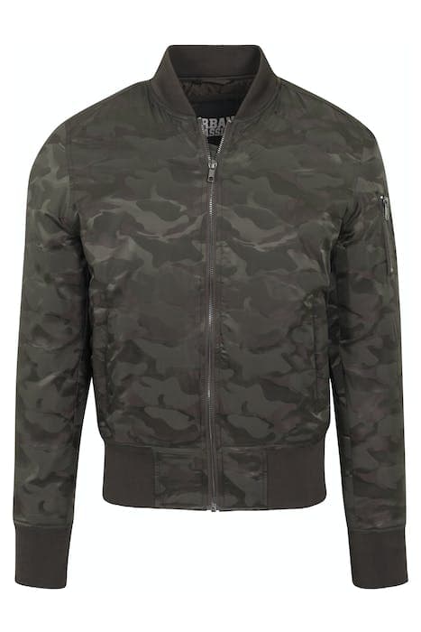 TONAL CAMO BOMBER JACKET DARK OLIVE by Urban Classics