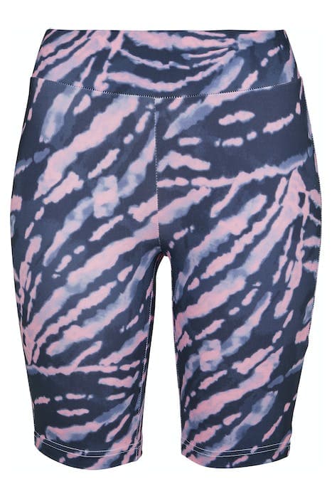 LADIES TIE DYE CYCLING SHORTS DARKSHADOW/PINK by Urban Classics