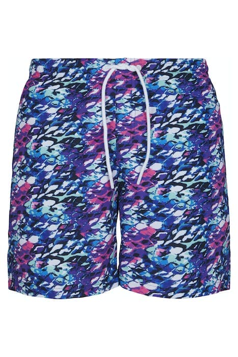 MULTICOLOR SWIM SHORTS BLUE/PINK by Urban Classics