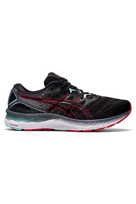 GEL-NIMBUS 23 BLACK/ELECTRIC RED by ASICS