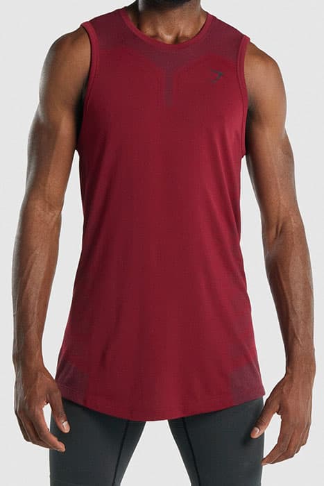 GYMSHARK 315 TANK - BURGUNDY by Gymshark