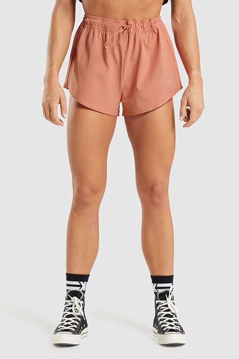 GYMSHARK KK FIT WOVEN SHORTS - EARTH ORANGE by Gymshark