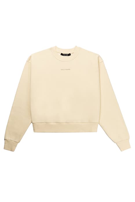 CREAM WHITE LELIA SWEATER by Daily Paper