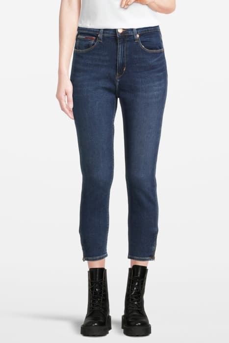 SYLVIA HR SKNY NKL ZP BE154 DBST DENIM DARK by Tommy Hilfiger