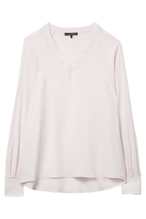 BLENDED SILK BLOUSE OFF-WHITE by Luisa Cerano