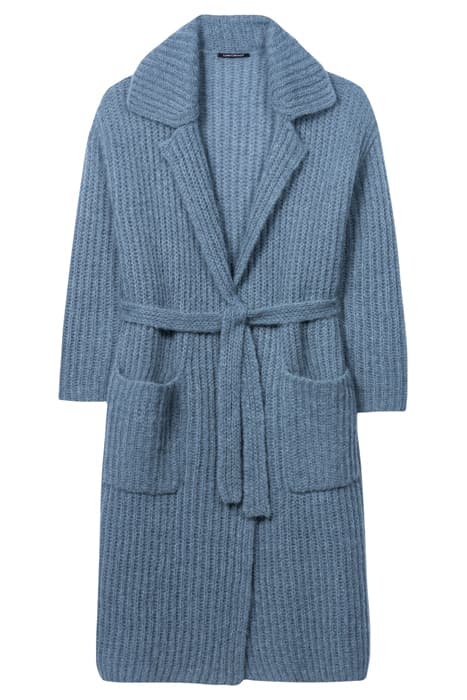 MOHAIR CARDIGAN GREYISH BLUE by Luisa Cerano