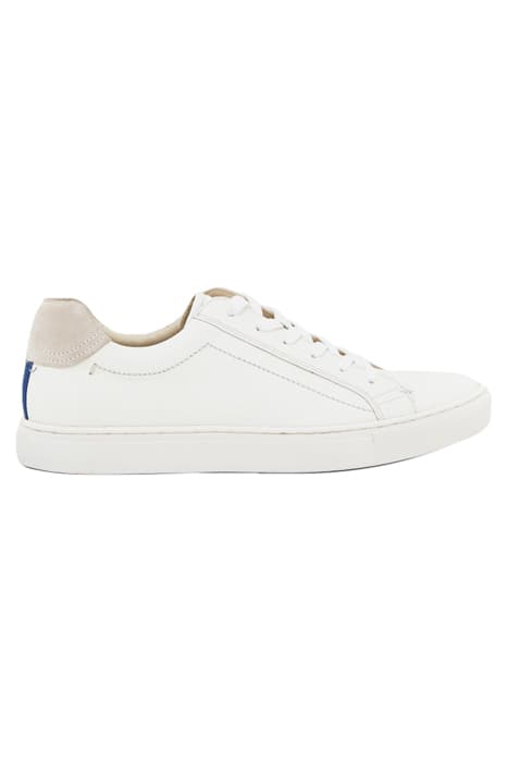 LEATHER TRAINER NAT WHITE by White Stuff