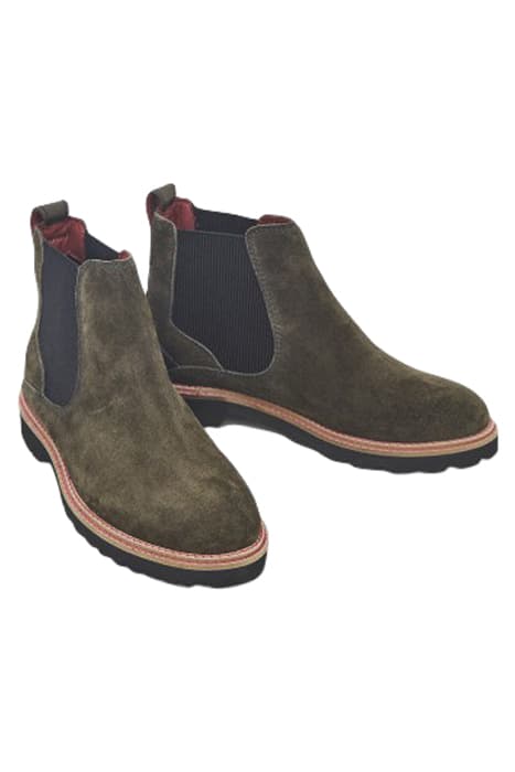 ALPINE SUEDE CHELSEA BOOT KHAKI GRN by White Stuff