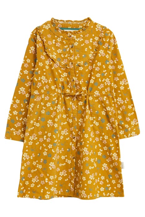 WILDERNESS CORD DRESS YELLOW PR by White Stuff