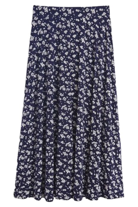 JADA ECO VERO JERSEY SKIRT NAVY PR by White Stuff