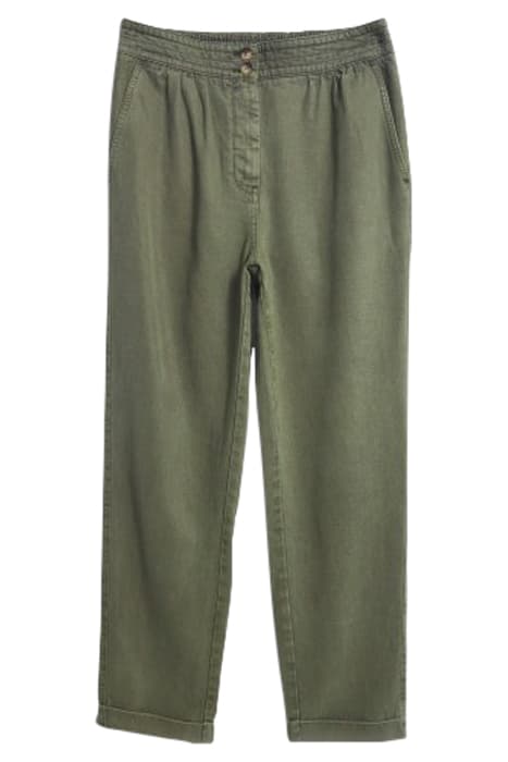 AMELIE TAPERED TROUSER MID GREEN by White Stuff