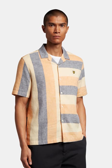 ARTISANAL RESORT SHIRT GOLD HAZE by Lyle & Scott