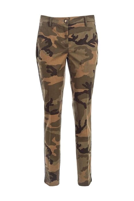 CAMOUFLAGE CHINO PANTS GREEN by River Woods