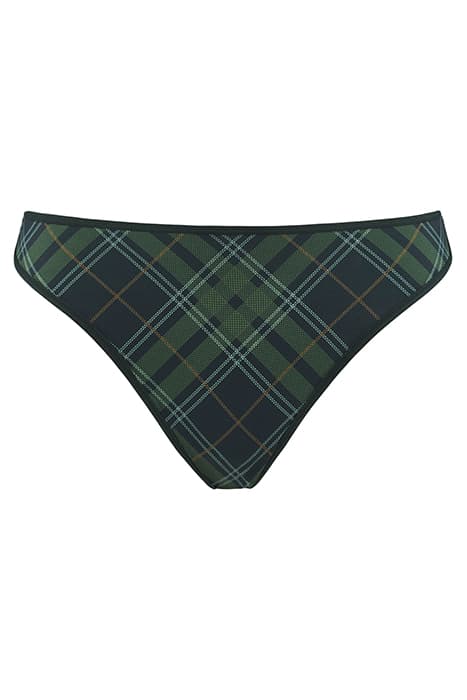 GLORIA SCARAB GREEN PLAID by Marlies Dekkers