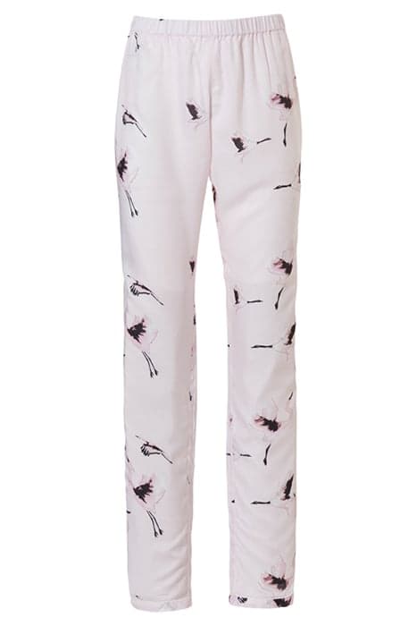 NW BO. TROUSERS NAN WOVEN BIRD PINK BIRD by Livera