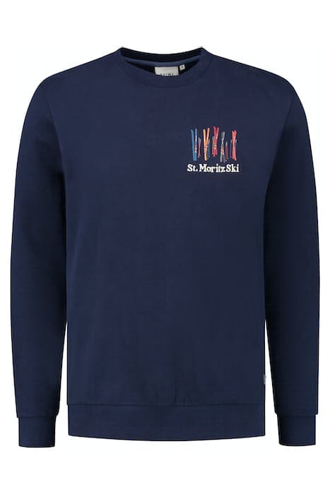 MEN SKI SWEATER DARK NAVY BLUE by Shiwi