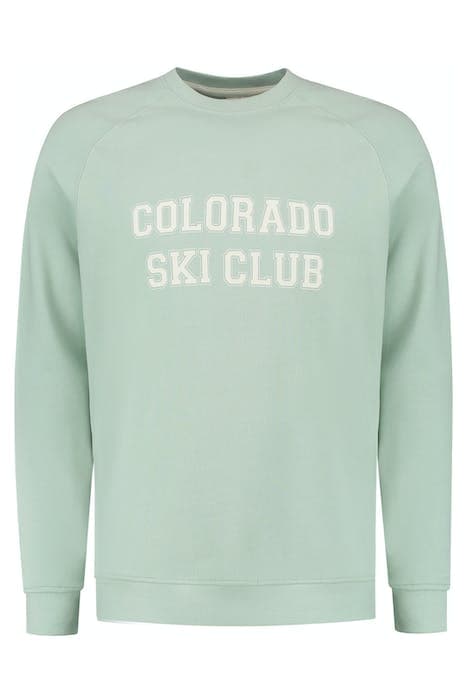 MEN COLORADO SKI SWEATER SEA FOAM GREEN by Shiwi