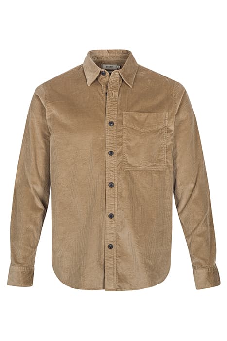 MEN CORDUROY SHIRT DAVE BEAR CUB BROWN by Shiwi