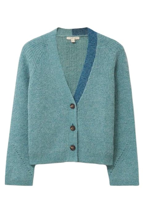 DEHLIA KNITTED CARDI MID TEAL by White Stuff