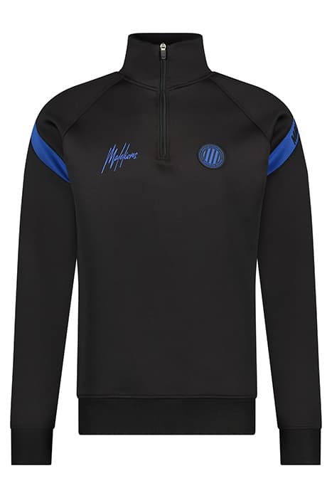 MALELIONS SPORT PRE-MATCH QUARTERZIP BLACK/BLUE by Malelions