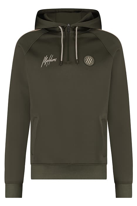 MALELIONS SPORT STRIKER HOODIE ARMY/CREME by Malelions