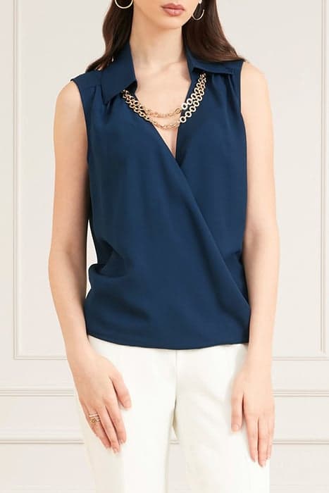 LAURIE CHAIN TOP SECRET BLUE by Marciano by Guess