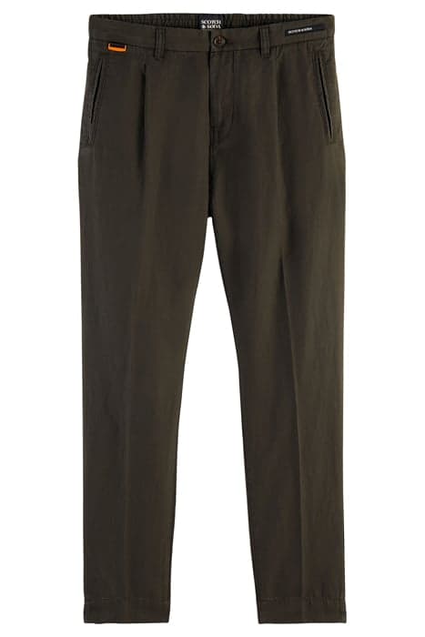 BLAKE - PLEATED SLIM-FIT CHINO KHAKI by Scotch & Soda