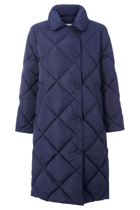 QUILTED NYLON COAT MIDNIGHT BLUE by Rich & Royal