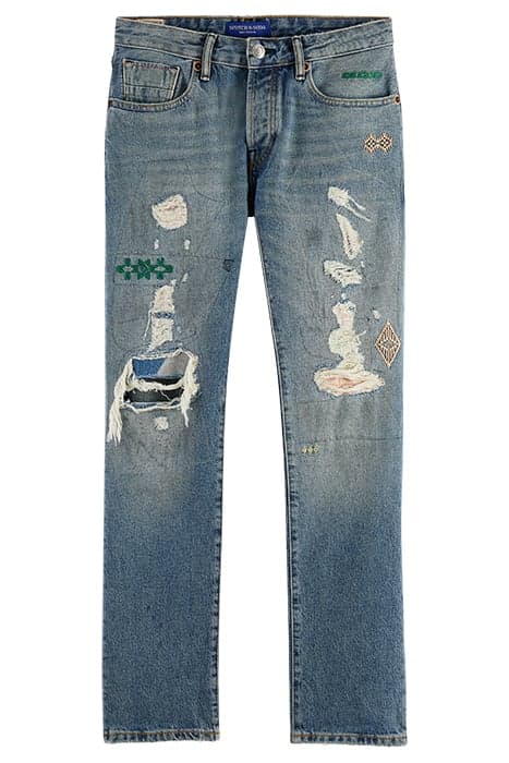 RALSTON PREMIUM SLIM JEANS IN ORGANIC COTTON  — SPACE RACE by Scotch & Soda