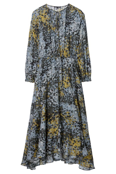 MIDI DRESS CAMOUFLAGE PRINT MULTI by Luisa Cerano