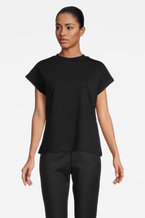 CREW NECK TOP BLACK BLACK by Filippa K