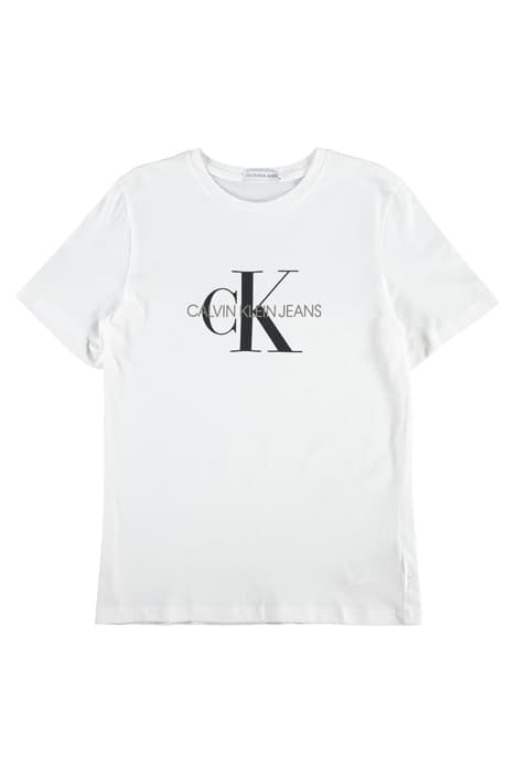 MONOGRAM LOGO T-SHIRT BRIGHT WHITE by Calvin Klein