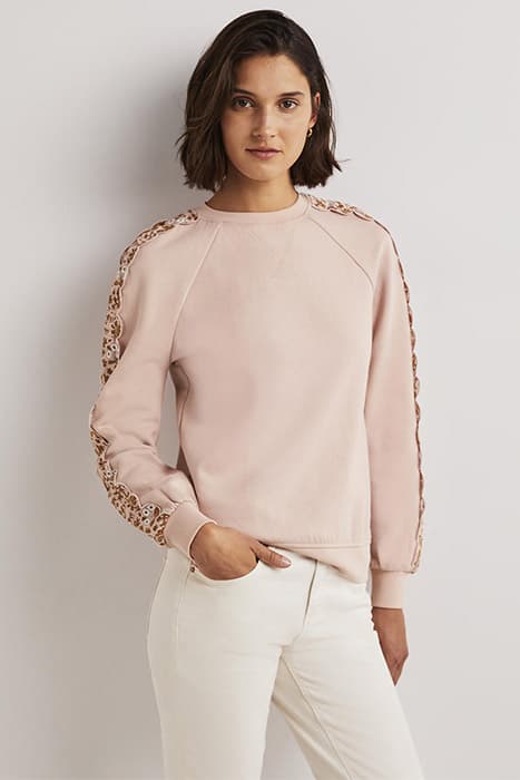 SCALLOP DETAIL SWEATSHIRT LPK by Boden