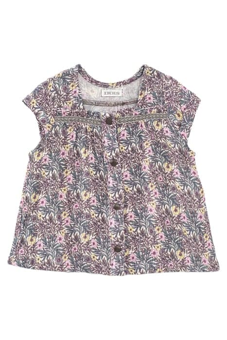 BABY GIRLS’ VIOLET ECOVERO® BLOUSE WITH PLANT PRINT PAMA VEG by IKKS