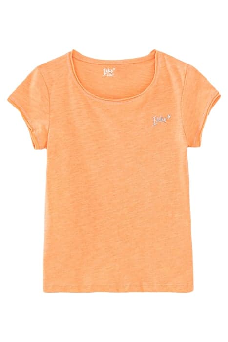 GIRLS’ APRICOT ORGANIC COTTON ESSENTIAL T-SHIRT by IKKS