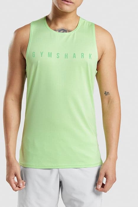 GYMSHARK SPORT STRIPE TANK BALI GREEN by Gymshark