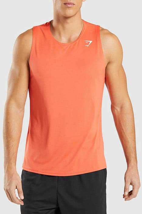 GYMSHARK ARRIVAL TANK PAPAYA ORANGE by Gymshark