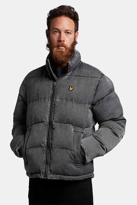 FUNNELLED PUFFER JACKET JET BLACK by Lyle & Scott